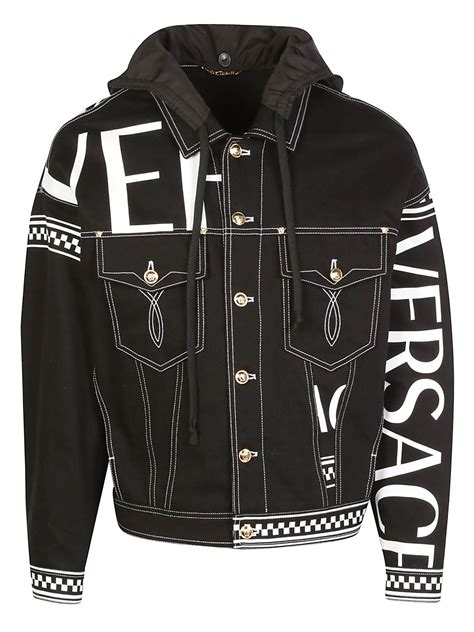 versace winter jacket men|versace denim jacket men.